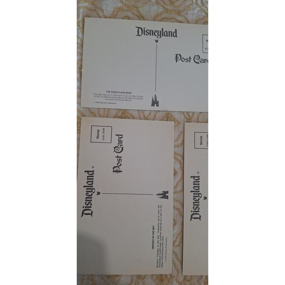 Lot of 8 unused Disneyland Postcards from 1977- Excellent condition - Picture 8 of 8